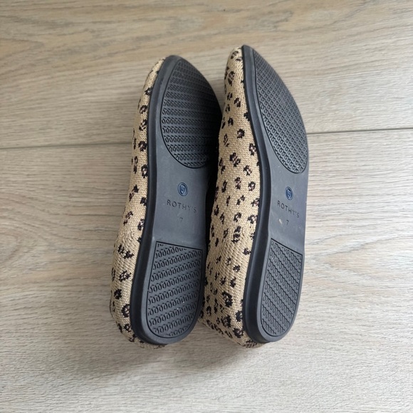 Rothy’s Retired Round Toe Leopard flats 7 - Picture 5 of 5